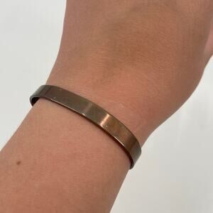 Baker copper cuff bracelet